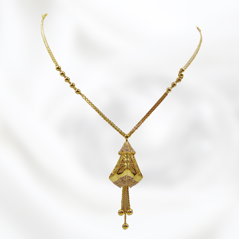 unique gold necklace & tops