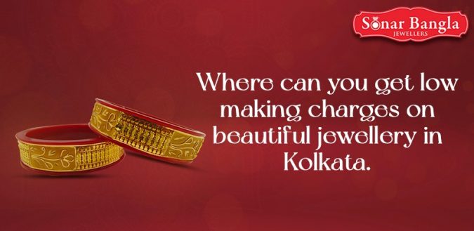 Where can you get low making charges on beautiful jewellery in Kolkata?