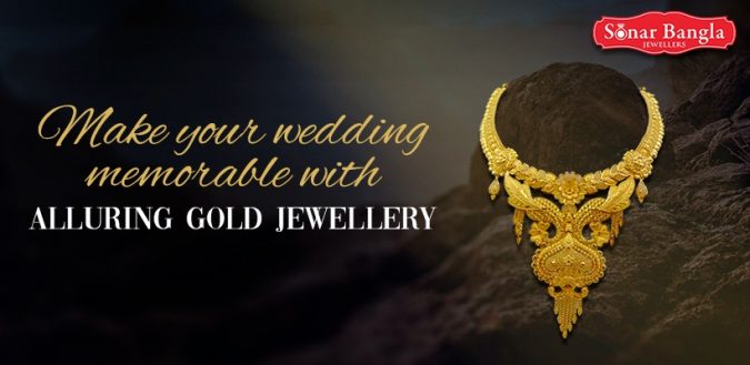 Make your wedding memorable with alluring gold jewellery